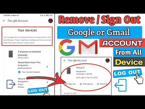 How to Remove or Sign Out Google Account From All Devices 🙂