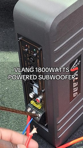 Vlang 1800 Watts Powered Subwoofer: Compact & Efficient