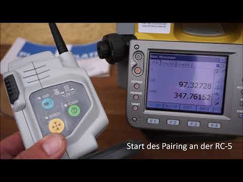 RC-5A TOPCON * RC-PR5A SOKKIA pairing mit MS-05AX Monitoringstation * REMOTE CONTROL SYSTEM 5