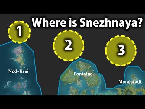 Where is Snezhnaya located? Let's find out (Genshin Impact)