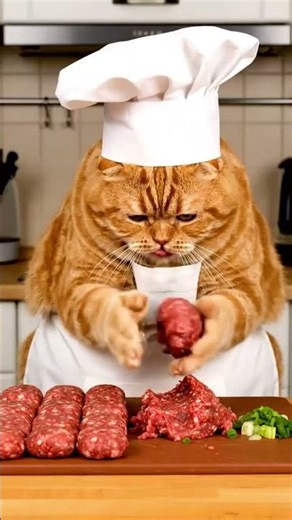 New Day Cat Cooking Fun Kitchen Time with Kitten