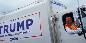 The garbage truck Trump rode in will be at his inauguration ceremony