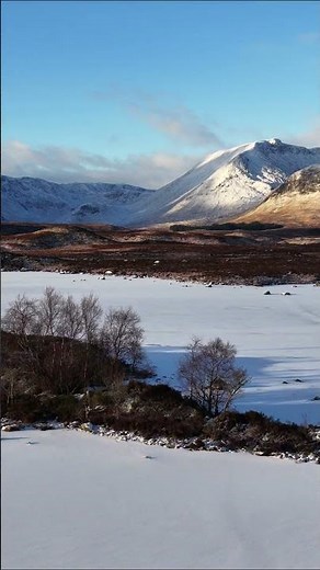The Black Mount at Rannoch Moor in stunning winter conditions… #Scotland #RannochMoor #Winter