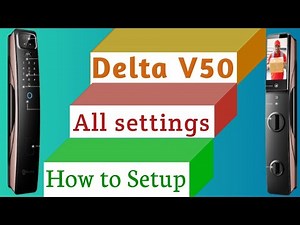 Delta V50 Digital lock Setup kaise karen || Delta V50 demo video || How to Setup Delta V50 ||