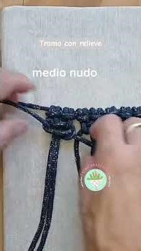 ​De plano a 3D: El truco del relieve #macramé