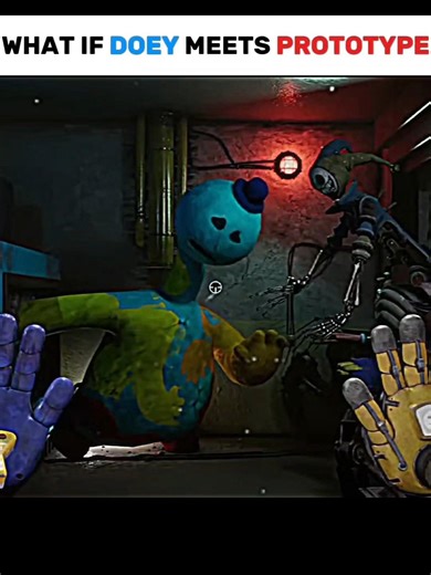 Doey MEETS Prototype🔥☠️| Poppy Playtime 6 #shorts #viral #trending