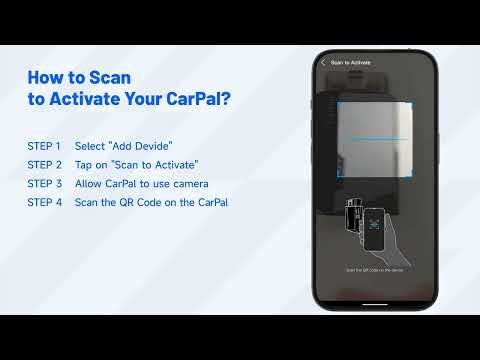 TOPDON CarPal User Guide How to Scan to Activate Your CarPal App- Topdonshop.eu