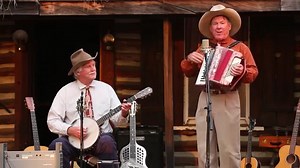 Sourdough Slim and Robert Armstrong - Last Of The Vaudeville Cowboys Saturday, February 12, 2022 at 7 pm. Tickets at www.suttercreektheatre.com. Hold on to your seat and get ready for a rollicking evening of outrageous humor and song. A marvel of musical ingenuity, yodeling cowboy songster Sourdough Slim and string instrument wizard Robert Armstrong joyously rekindle the country blues, vintage jazz, cowboy classics and string band repertoire of pre-WWII America. Whether capturing the haunting re