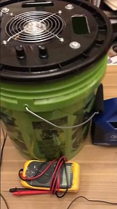 DIY 5 Gallon Bucket Air conditioner for Deer Blind