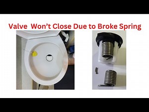 How To Replace Sealand Dometic 385310683 Toilet Spring Cartridge When Pedal Wont Return / Stuck Open