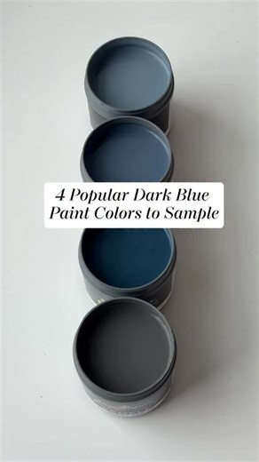 Dark blue, dark blue... which one of these hues are you using in a crowded room? (Or, you know, any space?) Head to the comments if you actually got that reference, and shop Benjamin Moore’s most popular dark blue paint colors now through January 12 to get 50% OFF* 8 oz. color samples with promo code NEWYEAR. See site for terms 💙 | Benjamin Moore