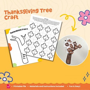 Thanksgiving Tree Craft | Thankful to God Activity for Kids | Christian Gratitude Printable - Etsy UK