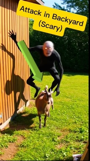 REAL Footage Mysterious Creature Attack in Backyard (Scary)