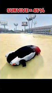 Bugatti vs Pagani vs My Car : Who can Survives the Mega Ramp? #beamng #beamngdrive #beamngcrashes