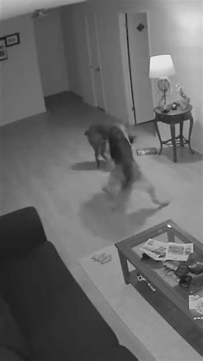 #DogsFight#DogFightInsideHome#DogsInHouse#AggressiveDogs#TwoDogsFight#HomeCameraFootage#DogBa