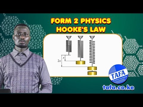 FORM 2 PHYSICS - CHAPTER 7 - HOOKE'S LAW - THE ACHIEVERS FOCUS ACADEMY (TAFA)