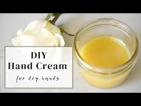 DIY Hand Cream for dry hands