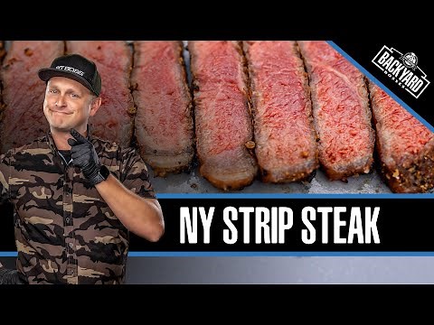 How To Sear and Smoke a NY Strip Steak on a Pellet Grill | Pit Boss Grills