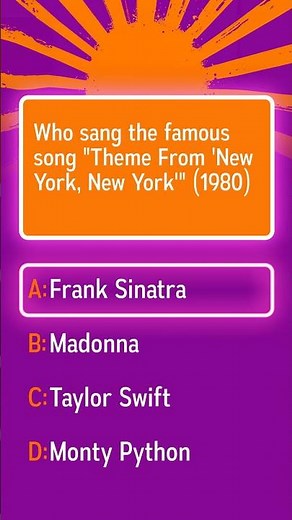 Identify the singer of Theme From 'New York, New York' (1980).