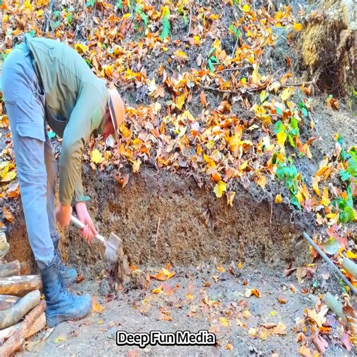 I Built a Log Cabin Deep in the Misty Forest #forest #construction #dugout #cabin #forest #offgrid #survival #camping #solo #wildlife #shelter #skills | Mojaro