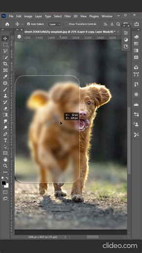 How to create glass effect on photoshop