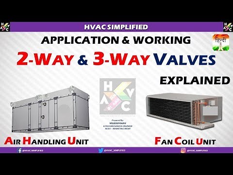 FCU & AHU - Applications of 2-Way and 3-Way Valves (HVAC SYSTEM)