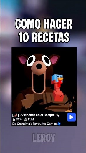 HOW TO MAKE ALL 10 RECIPES FROM 99 NIGHTS IN THE WOODS THANKSGIVING CHALLENGE #roblox #games