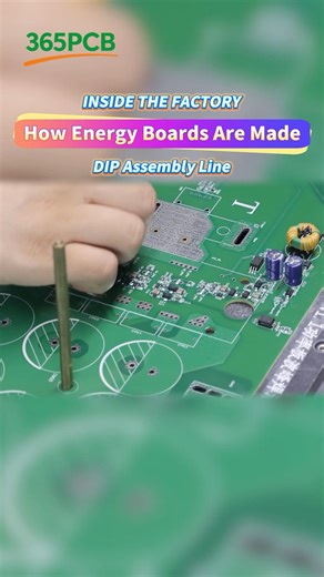 Inside a DIP PCB Assembly — Watch Energy Boards Come to Life #dip #pcb #factory #shortsfeed