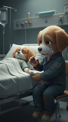 Puppy bhai bahan ka pyar 🥺#ai #cartoon #cute #love #shorts #ytshorts #viral