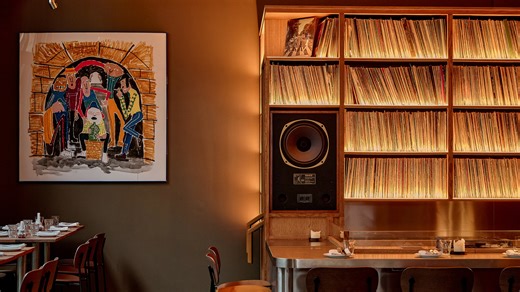 Nicola Weetch designs London Fields record bar Bambi "to feel lived-in"