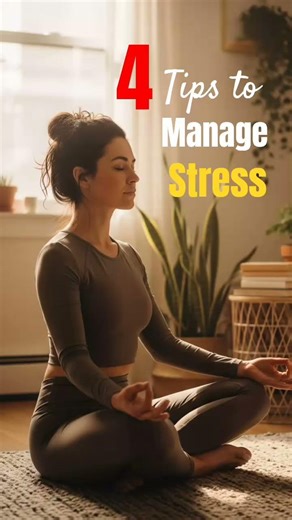 4 TIPS OF MANAGING STRESS ✨⚡ #stresscontrol #motivation #facts #tips #motivational #stressrelief