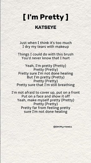 KATSEYE | I'M PRETTY (lyrics) #katseye #eyekons #SIS #impretty #kpop