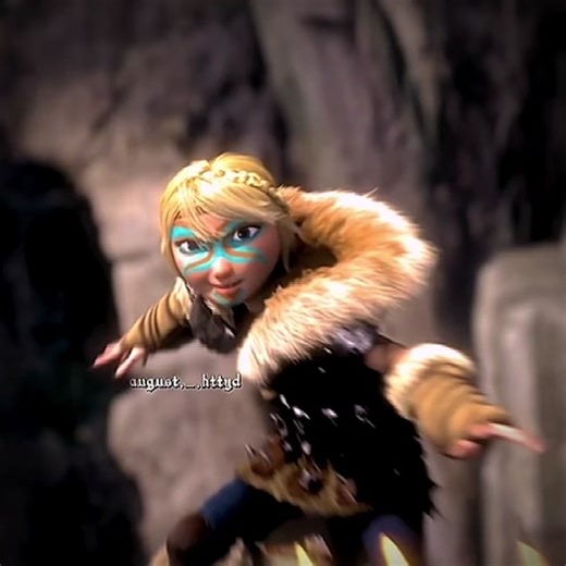 Admiring Astrid Hofferson and Stormfly Scene