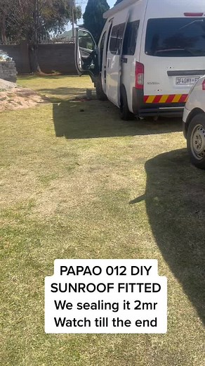 DIY Sunroof Installation on a White Van