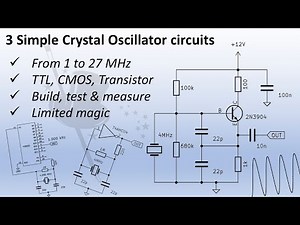 3 Simple Crystal Oscillator Circuits