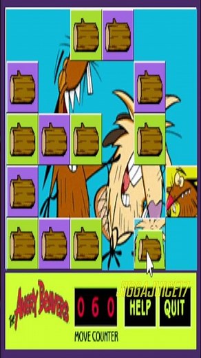 The Angry Beavers - Match-Master Shockwave Game Gameplay