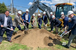 Officials break ground on phase 2 of Sinking Spring Central Business District redevelopment project