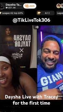 Daysha Live with Tracey for the first time.