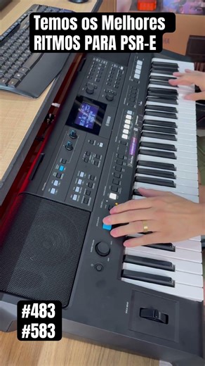 Precisa de Ritmos para seu #E483 ou #E583 temos para toda linha PSR-E #EW #YPT #yamaha