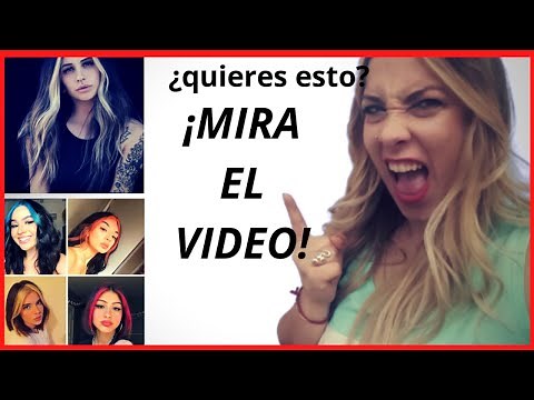 🎪🎪🎪 COMO hacer MECHAS FRONTALES en CASA🎪🎪🎪FRONT STREAKS