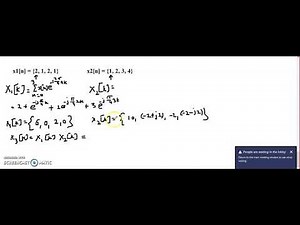 Circular Convolution by DFT IDFT