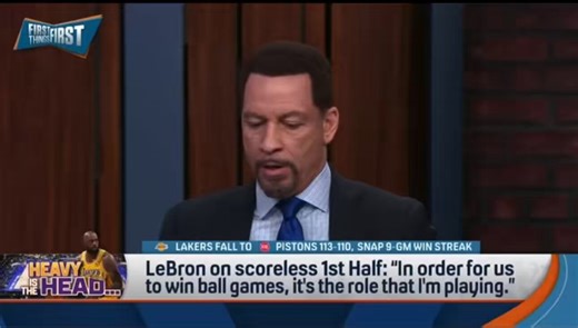 Chris Broussard on LeBron being the 3rd option for the Lakers:“We all talk about how high his basketball IQ is, historically high. There’s no way LeBron is sitting there watching Luka shoot 30 shots and miss 2/3 of them, thinking that’s smart. I’m definitely not saying he has any issue with Luka, but he’s watching this and there’s no way he thinks that’s the best way to play basketball. I think he realizes though this is the only way we can win. If I deplete myself the way D Wade did for LeBron,