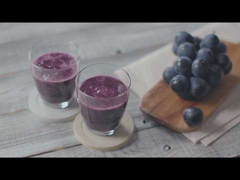 ミキサーSKT-Aレシピ「まるごとブドウスムージー」【タイガー魔法瓶】