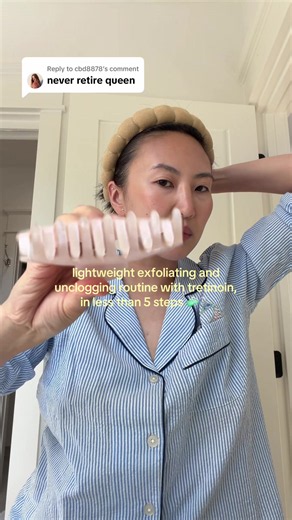 Lightweight exfoliating routine with tretinoin — 5 simple steps