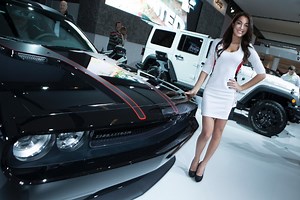 Les hôtesses du Salon de l'auto