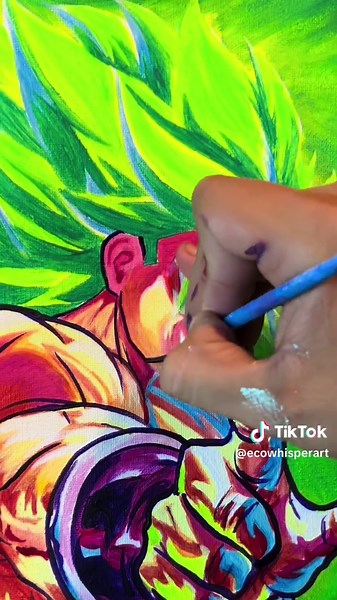 Super Broly Painting - Order Your Commission Now!