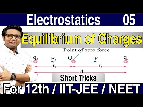 Electrostatic Equilibrium | Short Trick | Electrostatic Equilibrium Problems | Equilibrium of Charge