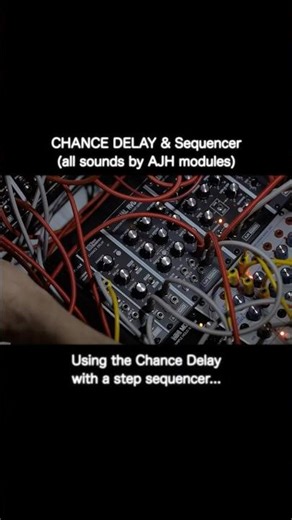 CHANCE DELAY with a Sequencer - Random Step Change Probability #eurorack