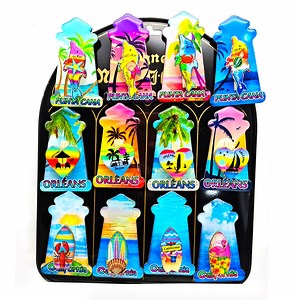 [Hot Item] Customized Wood Fridge Magnet Clip Maldives Hawaii Souvenir Magnet