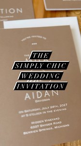  The “Simply Chic” wedding invitation can be customized in any color palette your choose. A perfect choice if you want a simple but elegant invite. 﫶 Just 99¢ each, no matter how many you order.  Invite beautifully, pay less. #annsbridalbargains #weddingstationery #weddinginvitations #weddinginvites #weddingbudget #weddingbudgettips #weddingideas #weddinginspiration #affordablewedding | Ann's Bridal Bargains | Facebook